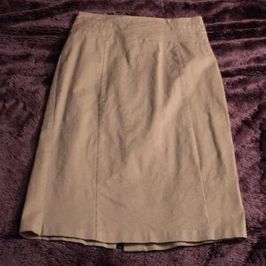New York & Company tan pencil skirt size 4